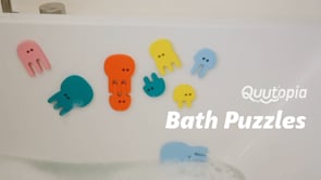 Puzzle Bath Toy | Non Toxic bath Toys | Quut Toy | Bee Like Kids