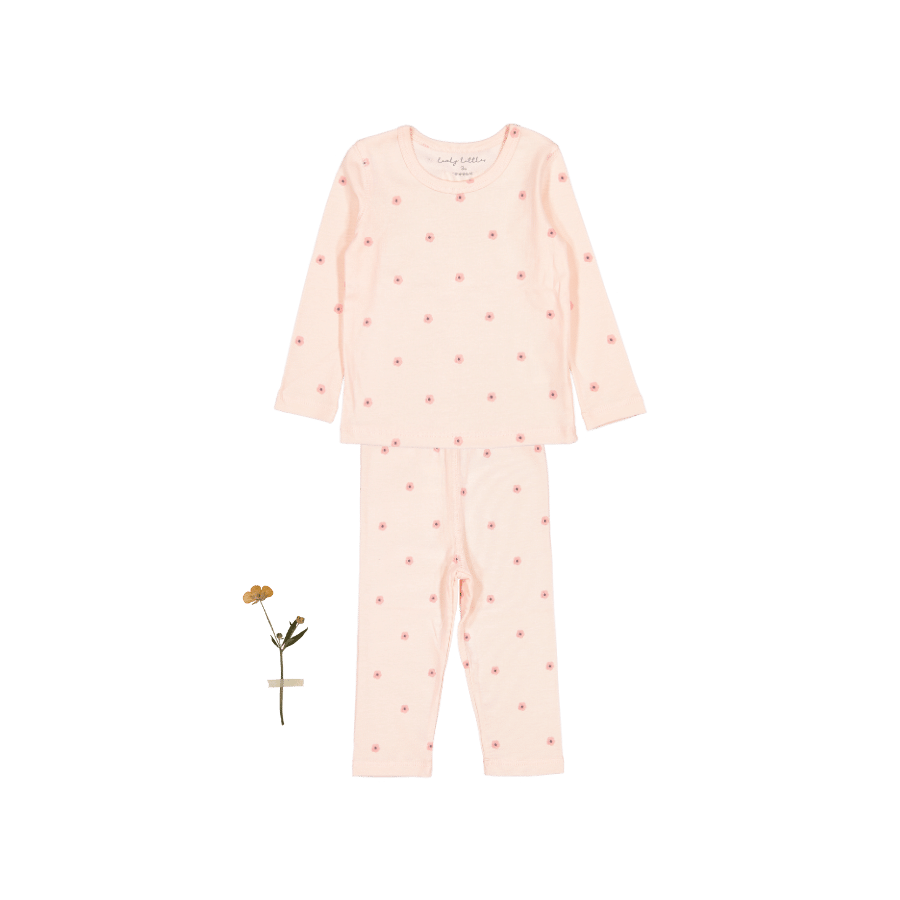 Lovely lLttles Printed Tee + Legging Rose Flower | Bee Like Kids