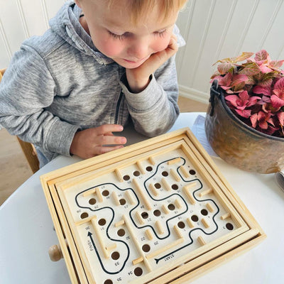 Vintage Wooden Labyrinth Game - Egmont Toys