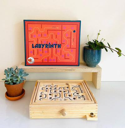 Wooden Labyrinth Game - Bee Like Kids