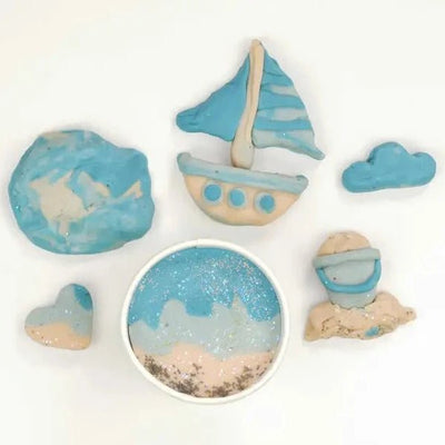 All-Natural Play Dough - Sands and Sails | Lad of Dough | Bee Like Kids