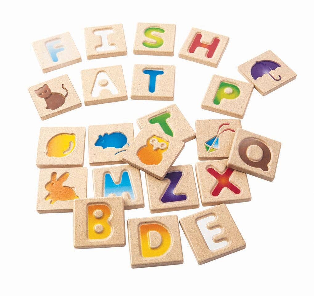 Plan Toys Alphabet A-Z - Gradient | Bee Like Kids