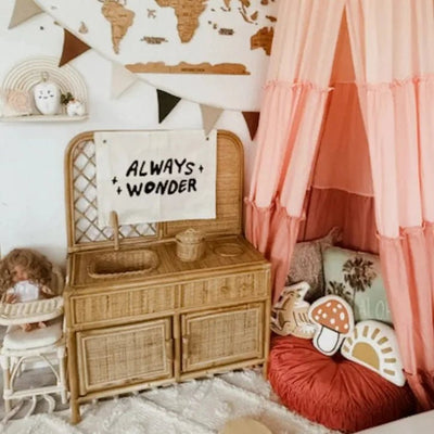 Always Wonder Canvas Banner | Imani Collective | Bee Like Kids