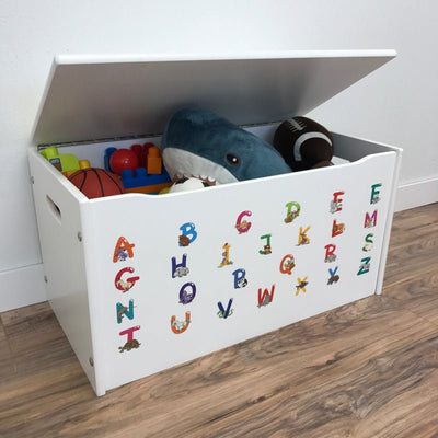 Animal Alphabet Toy Storage Box | Little Colorado | Modern Nursery - Bee Like Kids