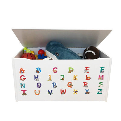 Animal Alphabet Toy Storage Box | Little Colorado | Modern Nursery - Bee Like Kids