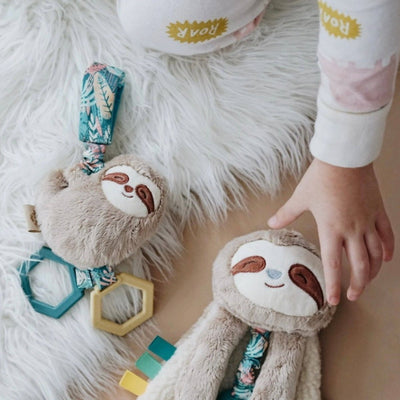 Attachable Travel Toy - Sloth | Itzy Ritzy | Toys - Bee Like Kids