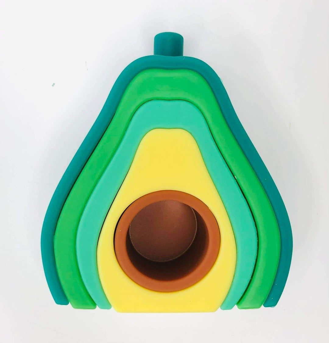 Avocado Silicone Stacking | EcoFreax | Toys - Bee Like Kids