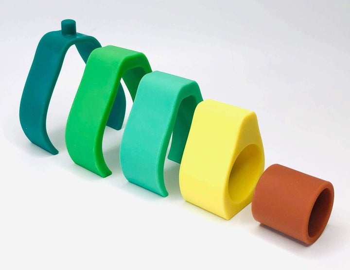 Avocado Silicone Stacking | EcoFreax | Toys - Bee Like Kids
