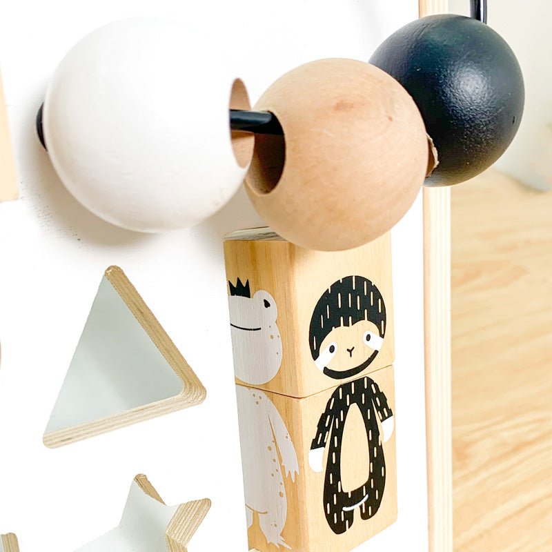 Wonder and Wise Wooden baby Activity Walker | Bee Like Kids