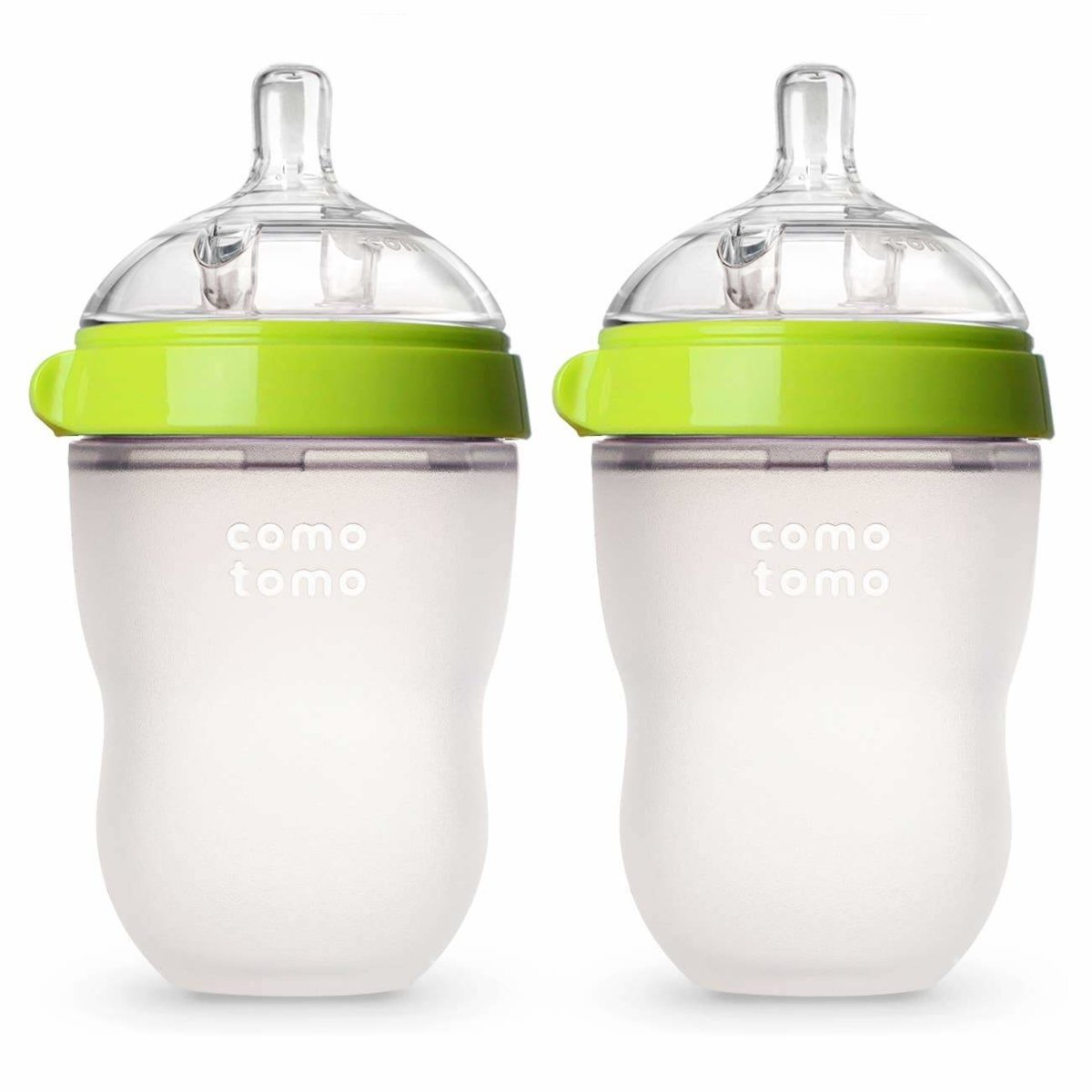 Baby Bottle Double Pack - Green | Comotomo | Feeding - Bee Like Kids