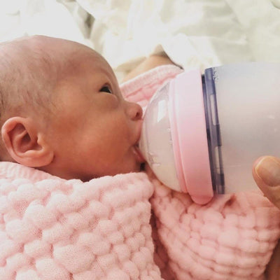 Baby Bottle Single Pack - Pink | Comotomo | Feeding - Bee Like Kids