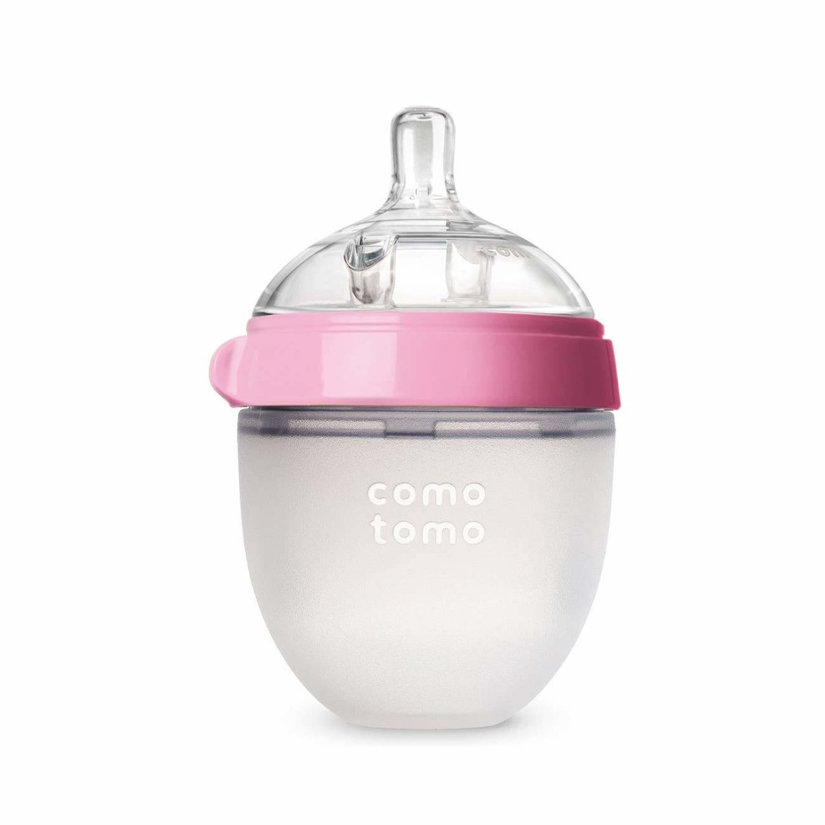 Baby Bottle Single Pack - Pink | Comotomo | Feeding - Bee Like Kids