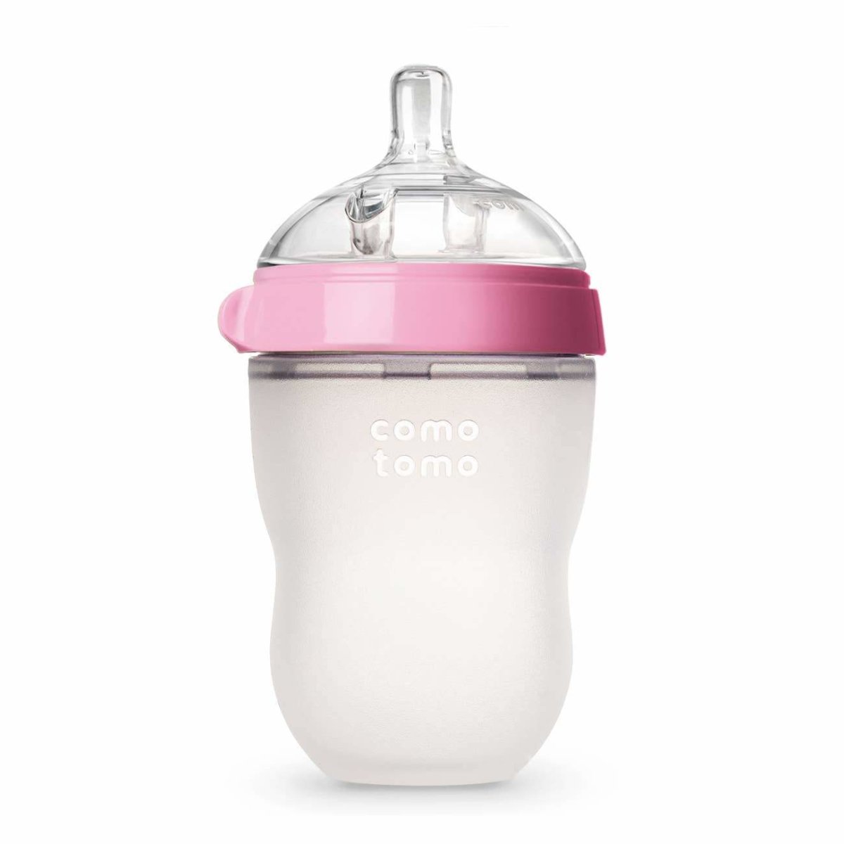 Baby Bottle Single Pack - Pink | Comotomo | Feeding - Bee Like Kids