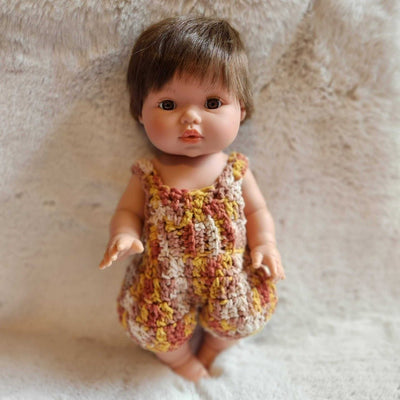Baby Boy Doll Crochet Romper | Bee Like Kids