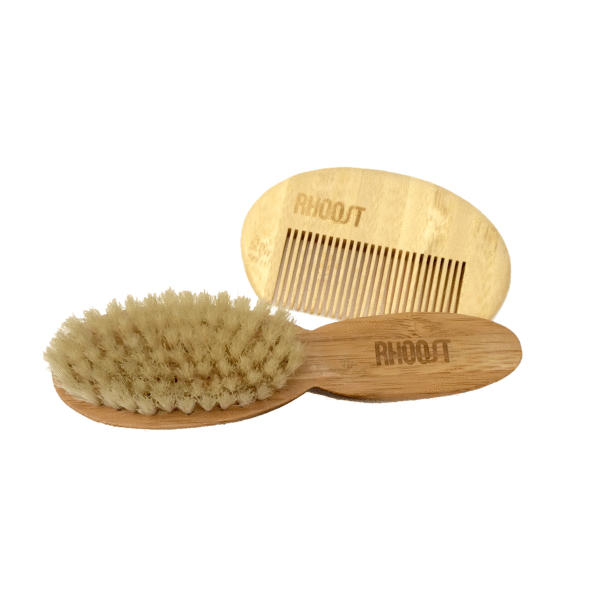 Baby Brush + Comb Set | Rhoost Brush | Baby Essentials - Bee Like Kids