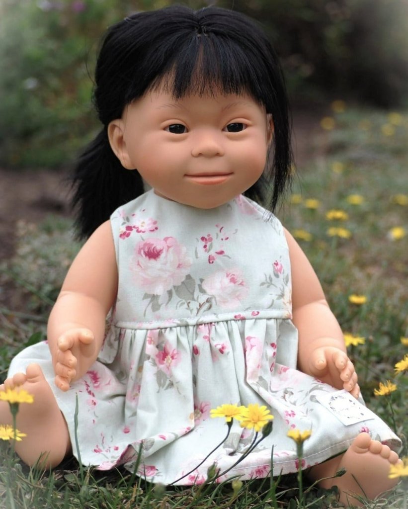 Asian baby Girl Doll With Down Syndrome - Bee Like Kids