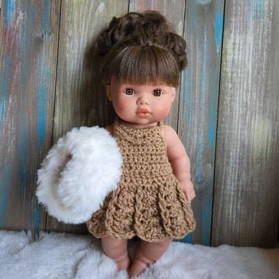 Mini Colettos doll dress and shrug set | Bee Like Kids