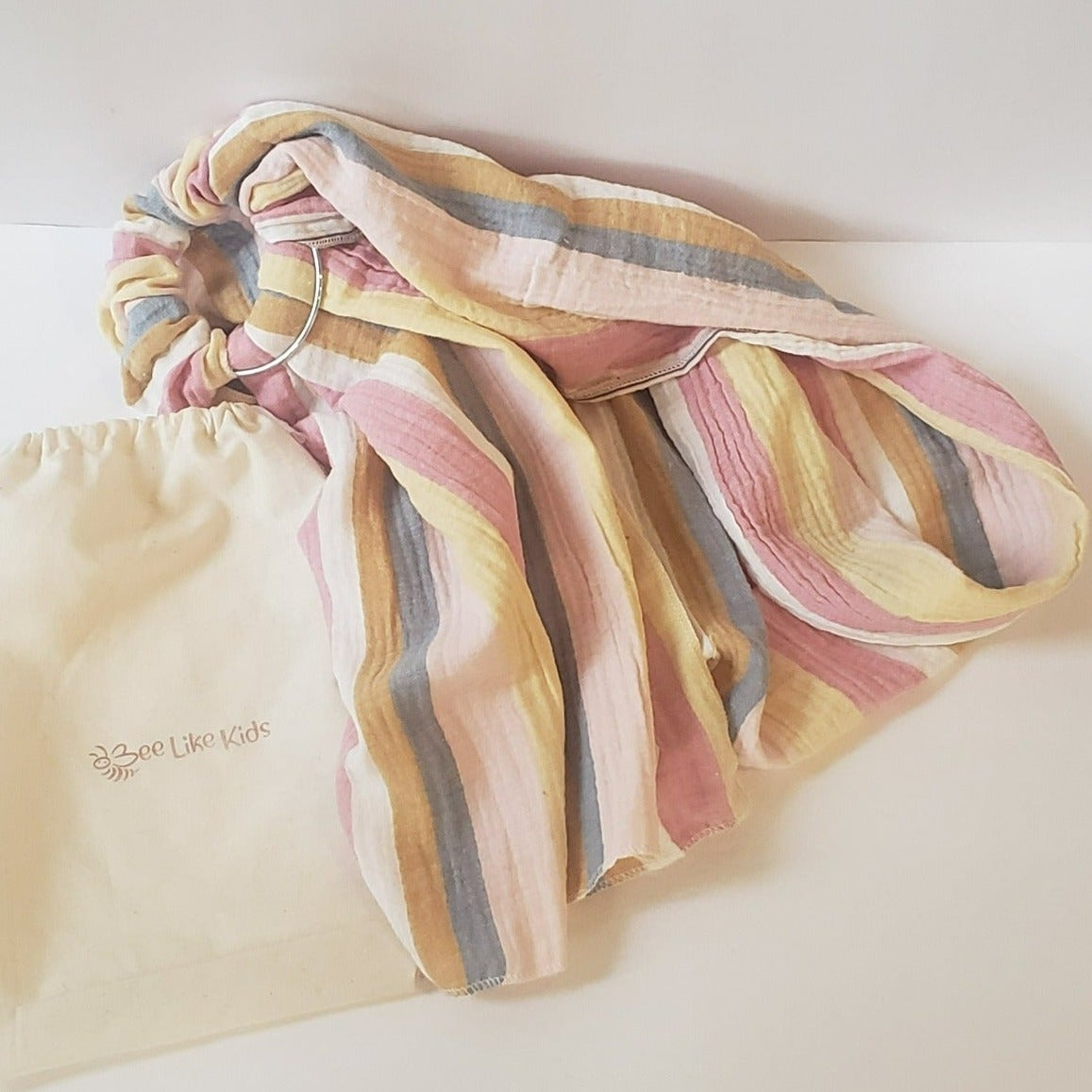 Baby Doll Ring Sling - Stripes | Bee Like Kids | Doll Accessories - Bee Like Kids