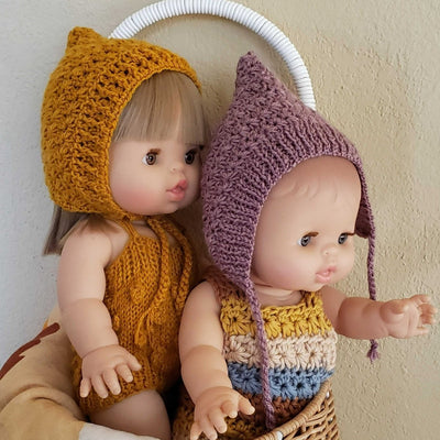 Baby Doll Star Bonnet | Bee Like Kids | Doll Accessories - Bee Like Kids