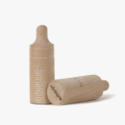 Minikane wooden baby bottle | Bee Like Kids
