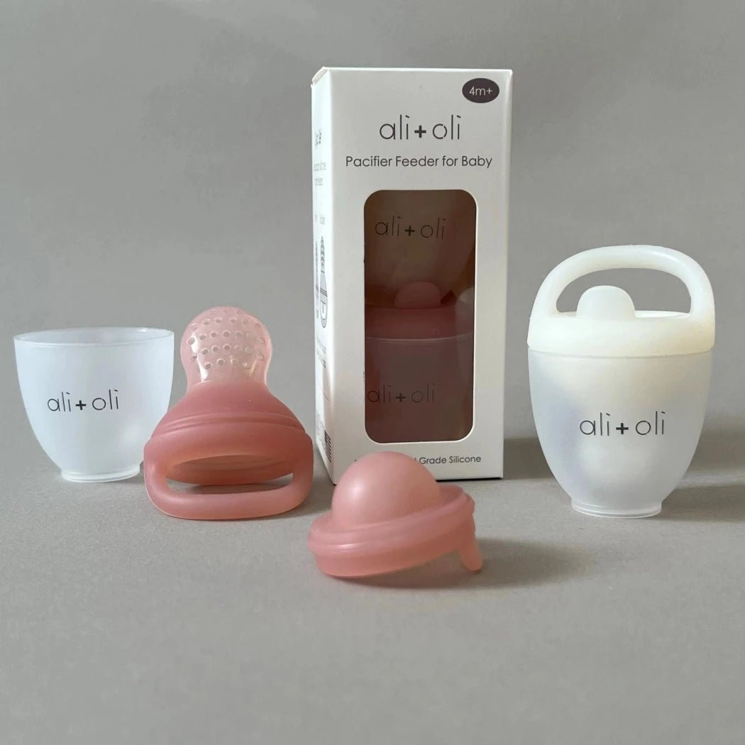 Baby Fruit Feeder Pacifier Snow - Blush | Alli Olli | Bee Like Kids