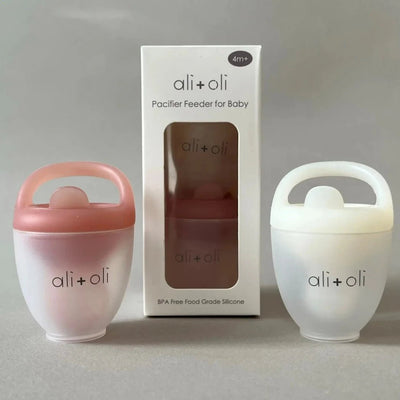 Baby Fruit Feeder Pacifier Snow - Blush | Alli Olli | Bee Like Kids