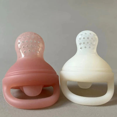 Baby Fruit Feeder Pacifier Snow - Blush | Alli Olli | Bee Like Kids