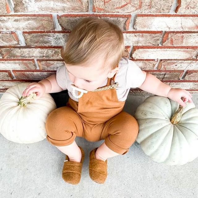 Baby Moccasins - Copper Felt | Trendy Baby Mocc Shop | Hats, Socks & Shoes - Bee Like Kids