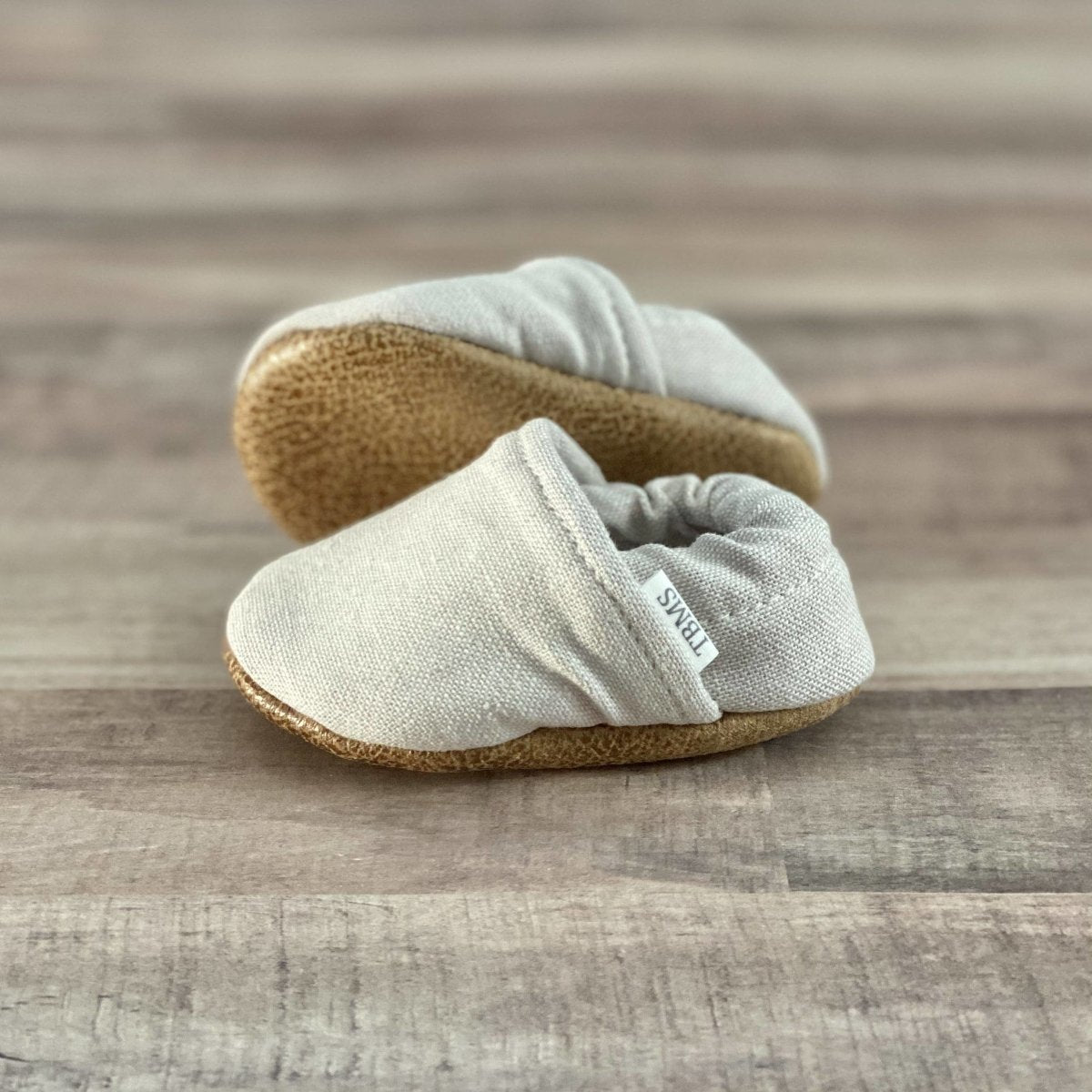 Baby Moccasins - Light Grey Textured | Trendy Baby Mocc Shop | Hats, Socks & Shoes - Bee Like Kids