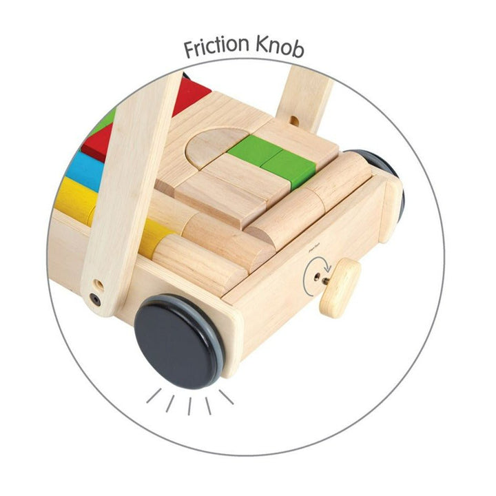 Plan Toys Baby Walker with Blocks | Bee Like Kids