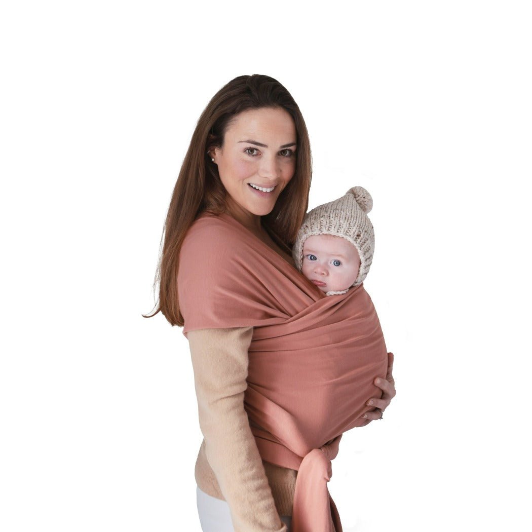 Mushie Baby Wrap Cedar | Bee Like Kids