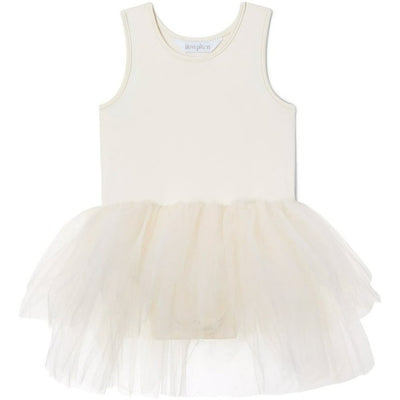 B.A.E. Tutu Dress - Pearl Ivory | I Love Plum | Bee Like Kids