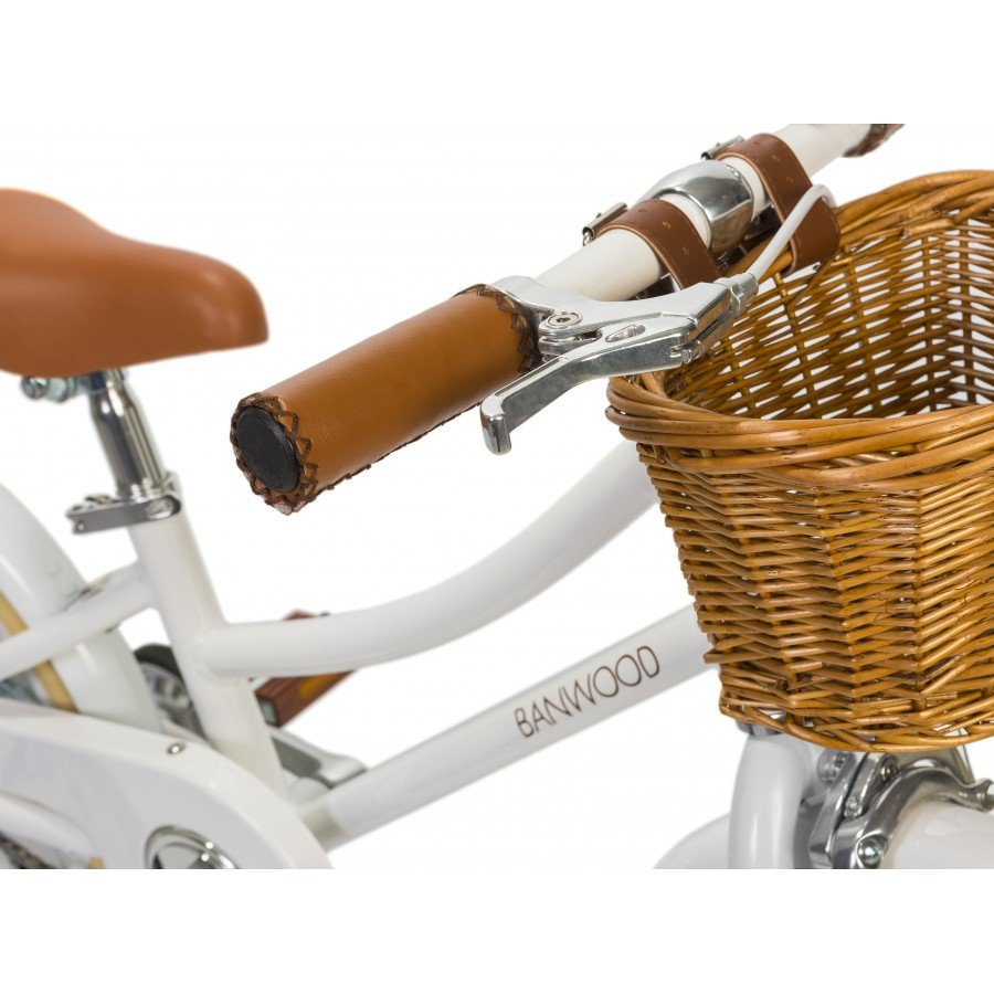 Banwood Classic Bike - White | Non Toxic 16 inches Kids Bike | Bee Like Kids