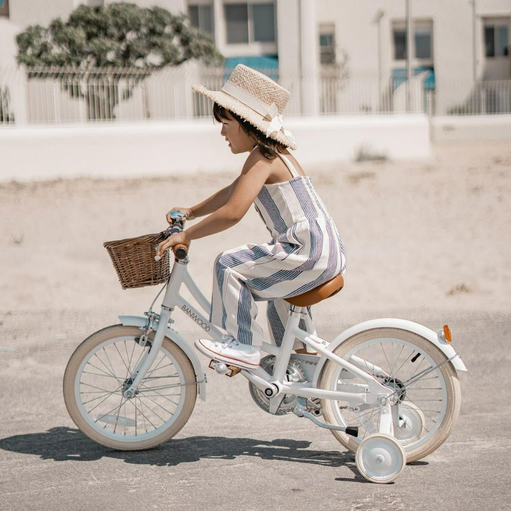 Banwood Classic Bike - White | Non Toxic 16 inches Kids Bike | Bee Like Kids