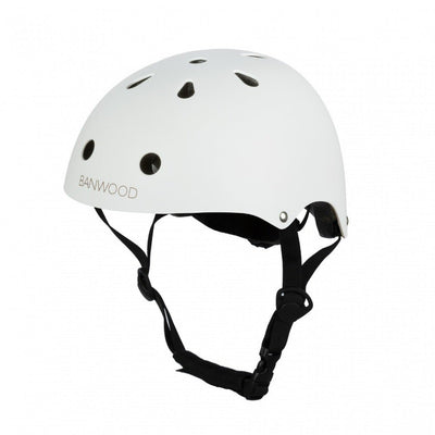 Banwood Classic Helmet Matte White | Bee Like Kids
