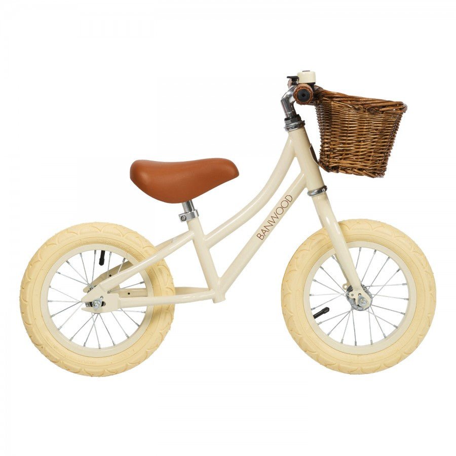 Banwood First Go Cream | Retro Balance Bike | Bee Like Kids