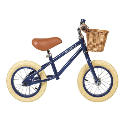 Banwood Frist Go Navy | Retro balance Bike | Bee Like Kids