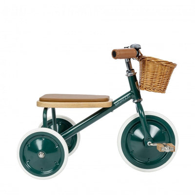 Banwood Trike Green | Push Tricycle | Bee Like Kids