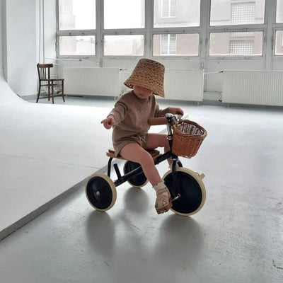 Banwood Trike Navy | Vintage Toddler Push Tricycle | Bee Like Kids