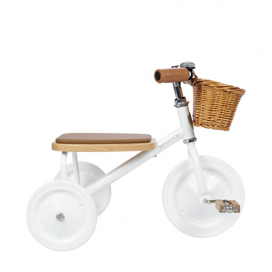 Banwood Trike - White | Vintage Tricycle | Bee Like Kids