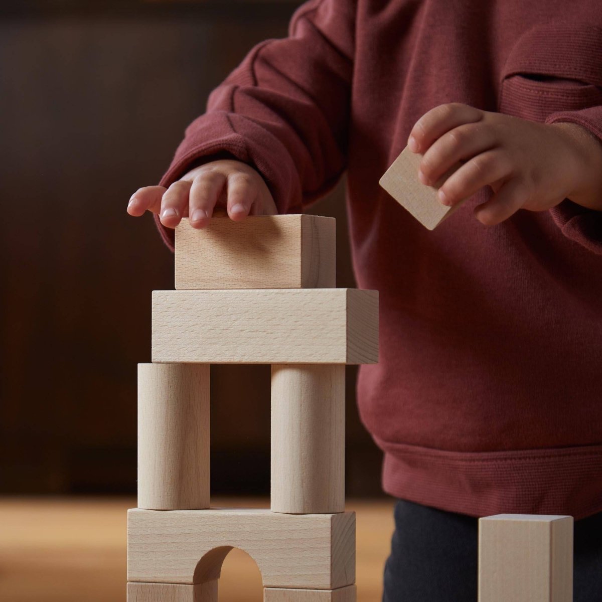 Basic Building Blocks 60 Piece Large Starter Set – Bee Like Kids