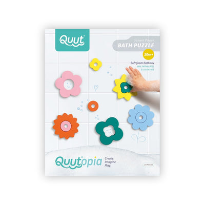 Puzzle Bath Toy | Non Toxic bath Toys | Quut Toy | Bee Like Kids