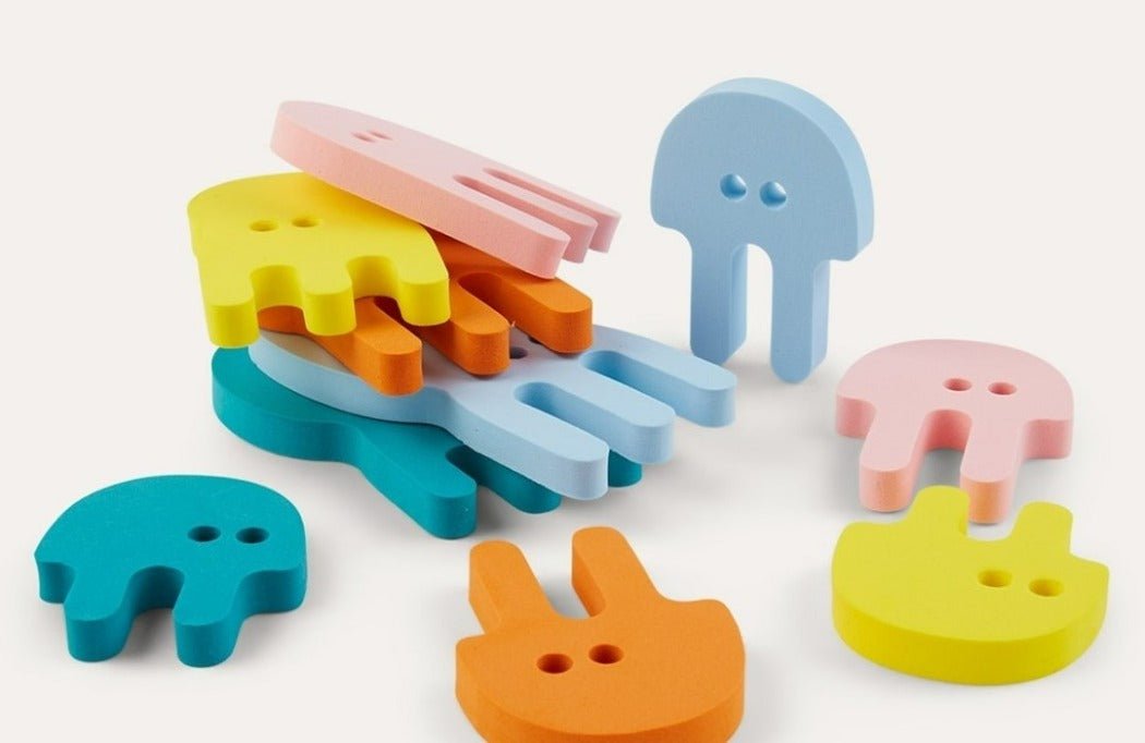 Bath Puzzle - Jellyfish | BPA Free Bath Toys | Bee Like Kids
