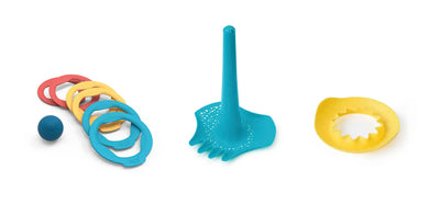 Beach Set -  Triplet, Ringo and a Magic Sand Shaper | Recyclable Plastic | Quut Toys | Bee Like Kids 
