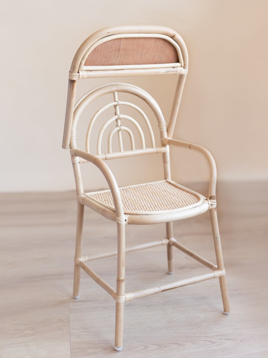 Rattan Baby Doll Highchair | Elli and Becks Co. | Bee Like Kids