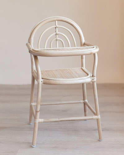 Rattan Baby Doll Highchair | Elli and Becks Co. | Bee Like Kids