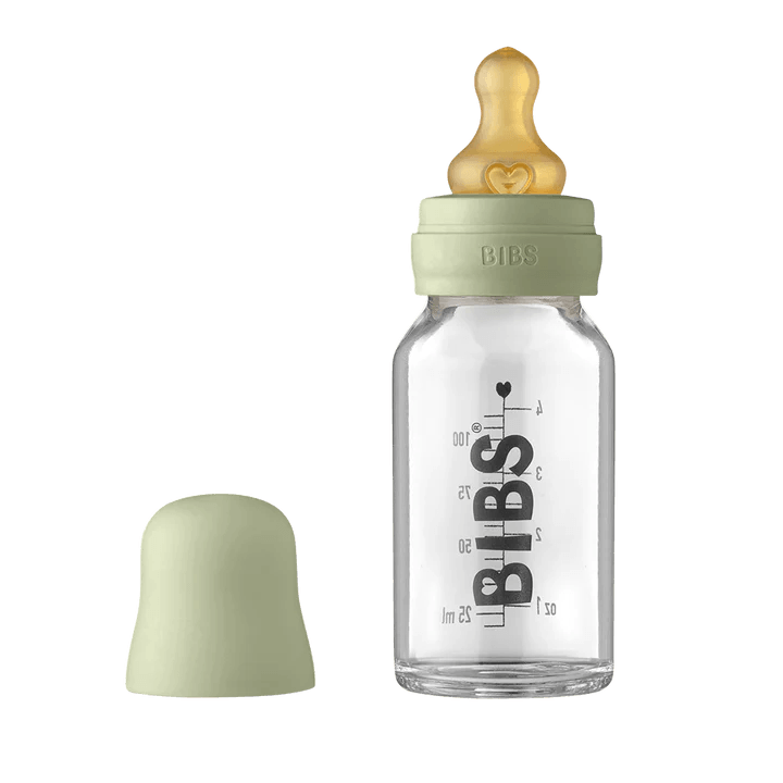 BIBs Glass Baby Bottle  Sage | Bee Like Kids