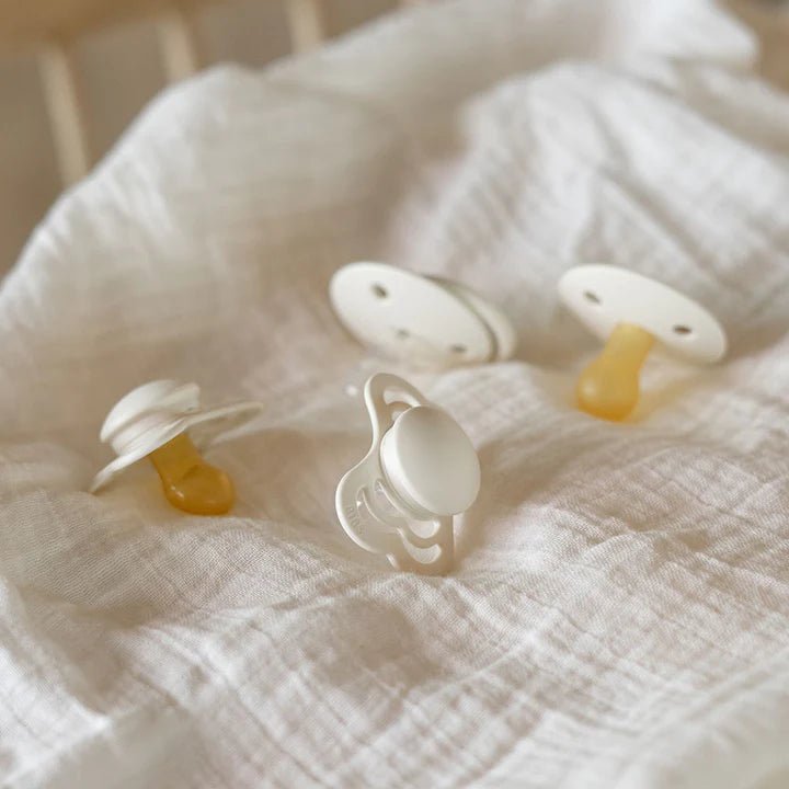 BIBS Pacifier Try-It Collection Ivory | Bee Like Kids