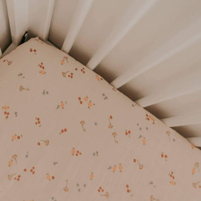 Bloom Muslin Crib Sheet | Brixton Phoenix | Bedding - Bee Like Kids