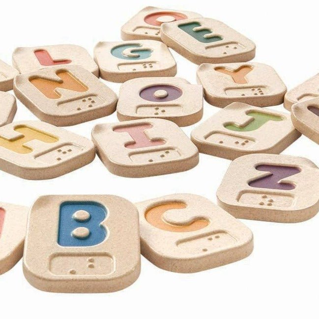 Plan Toys Braille Alphabet A-Z | Bee Like Kids